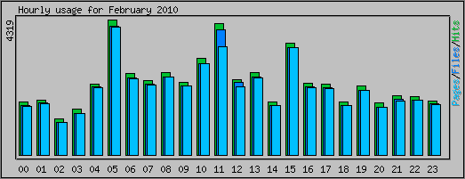 Hourly usage