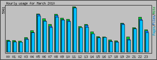 Hourly usage