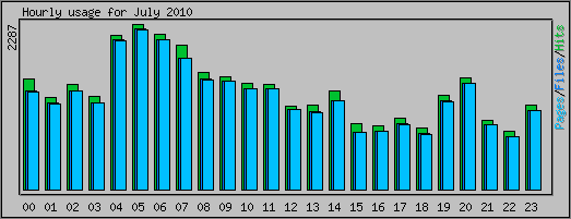 Hourly usage