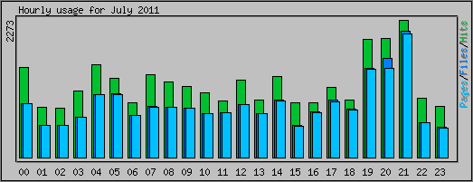 Hourly usage