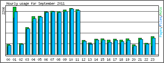 Hourly usage