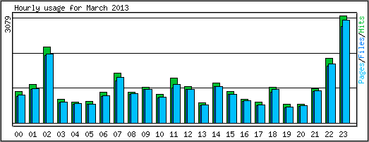 Hourly usage