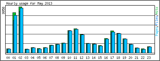 Hourly usage