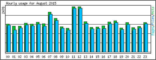 Hourly usage