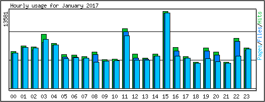 Hourly usage